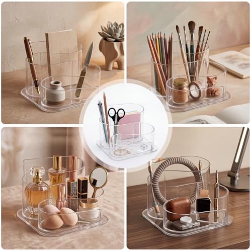 Desk Top Organizer, Aesthetic Pen Pencil Holder - Image 7