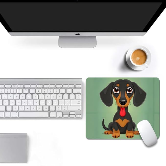Dog Texture Mouse pad, Square Waterproof and Anti Slip Mouse pad for Office laptops