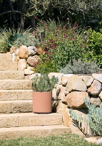 Veradek Demi Series Planter - Large Round Outdoor Planter - Image 4