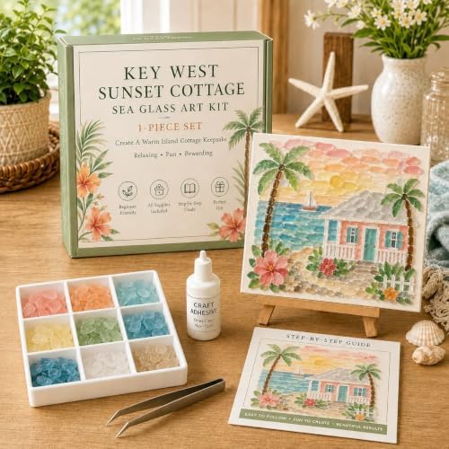 Timeless American Destinations Sea Glass Art Kit 5D Craft Mosaic (Style5) - Image 2