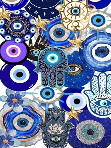 Diamond Art Kits for Adults, Evil Eye Diamond Art Painting Kits for Adults by croshom