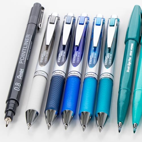 Pentel Carrie Walker In My Feels Journaling Writing and Journaling Kit, Gel Pens/Markers/Brush Pens Variety, 14 pieces - Image 4