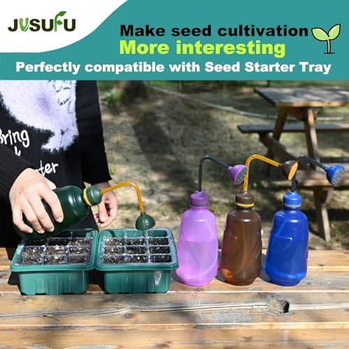 2Pack Watering Can for Seedlings,15oz/450ml(Green) - Image 2