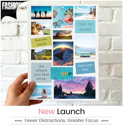 Sawnfay Vision Board Book - 2027 Vision Board Sticker Book, Travel - Image 6