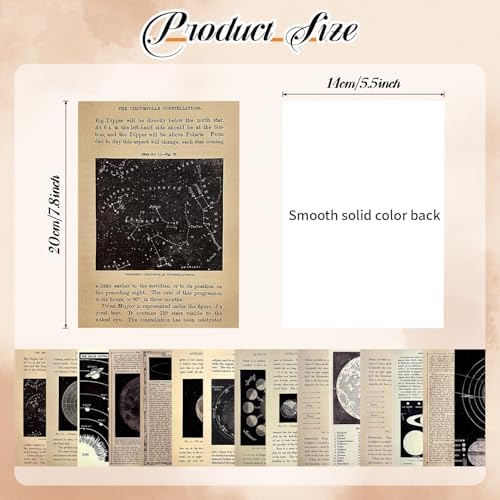 120Pcs Vintage Scrapbook Paper Kit for Junk Journal Supplies Stationery - Image 4