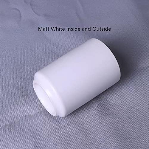 Japanese Style Ceramic Tea Cup, Handleless Ceramic Mug, Matte Glazed Couple Cup, Suitable for Drinking Water, Tea, Coffee (White) - Image 6