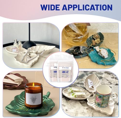 Glizma Refill Pack for Leaf Craft Kit, 0.79lb × 2 Bags, Plaster Casting Powder 360g × 2, Water-Activated Art Plaster, Fast Setting with 40+ Minute Demold Time, Shake-to-Mix Bag Design - Image 4