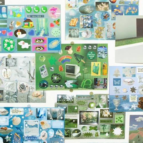 Japanese Sticker Book for Scrapbooking,Dreamcore Stickers for Junk Journal - Image 4