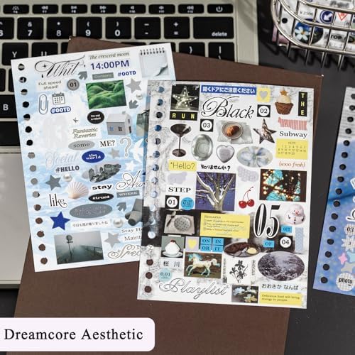 All-in-One Various Themed Journal Sticker Book for Scrapbook,Diary&Planner - Image 4