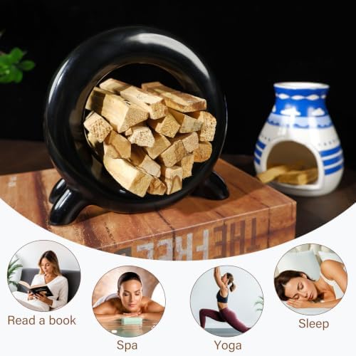 Ceramic Incense Holder & Burner for Palo Santo and Sage Storage - Image 5