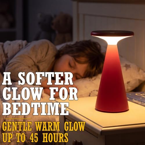 Solar Mushroom Lamp, Stepless Dimming, 45h Runtime, Red - Image 5