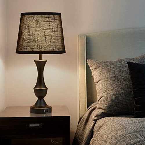 Luvkczc Black Touch Table Lamps Set of 2, 22" Tall Bedside Lamps - Image 6