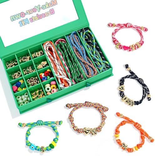RepaTime DIY Bracelet Making Kit for Women with Alphabet Beads by RepaTime
