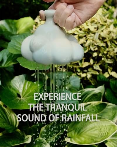 Cute Ceramic Watering Can for Indoor and Outdoor Plants, Rain Cloud Watering Bell Thumb Pot, Small Watering Can for Garden Decoration - Image 6