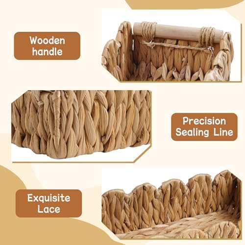 Bathroom Decor Basket for Toilet Paper Storage Baskets For Organizing - Image 2