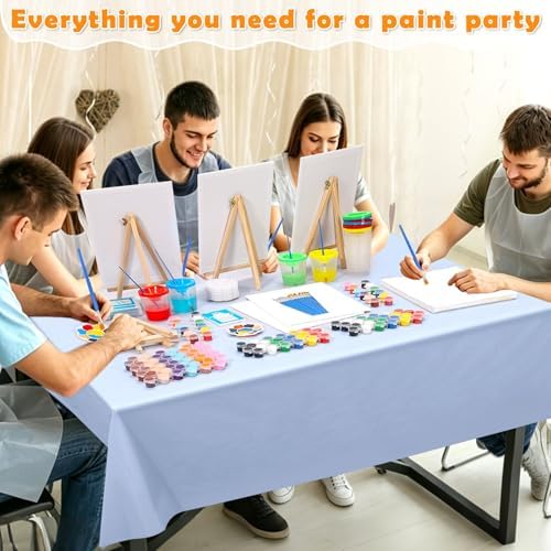 10 Pack Paint and Sip Kit for Adults, 8x10 in Canvas Painting Kit for Party - Image 2