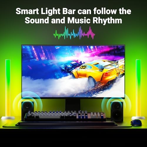 TJOY Smart Light Bar, RGB Desk Lights for Gaming, TV Backlight, Music Sync - Image 3