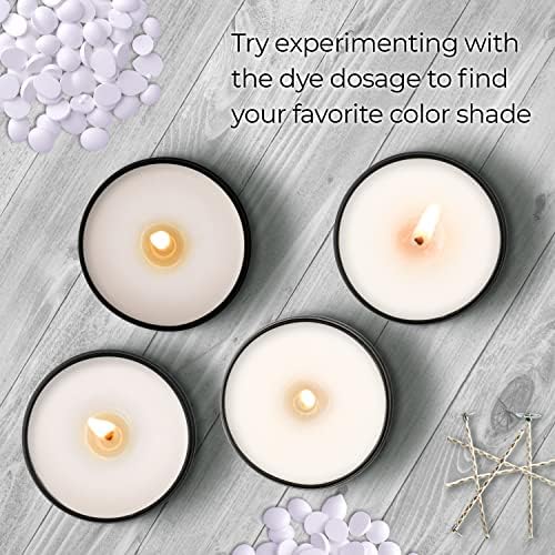 White Candle Dye 2 oz for Soy Candle Making – Wax Color Chips - Image 6