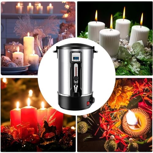 Electric Wax Melter with Faster Pour Spout and Temperature Controller, DIY Candle Making Kit Soy Wax Melting Pot for Adults, 10.8l - Image 5