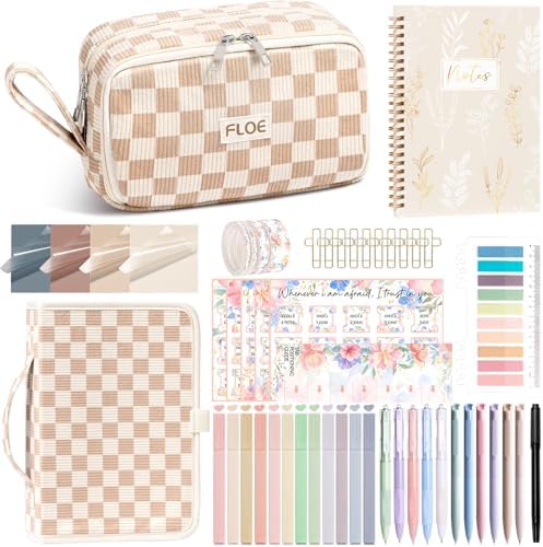 Bible Study Supplies Journaling Annotation Kit w/Bible Cover Case for Women by Unknown