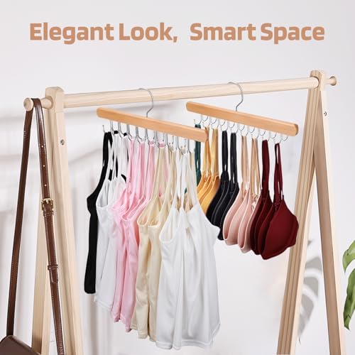 NECAMOCU 2 Pack Bra Hanger for Closet Organizer, Premium Tank Top Hangers - Image 2