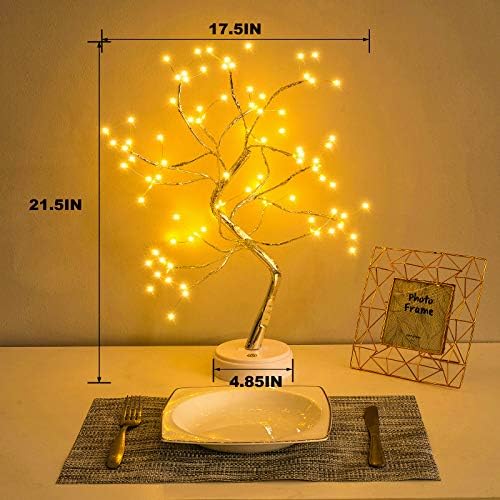 OURBAOFU 20'' 108LED Fairy Sparkly Tree Lamp with Remote Control - Image 6