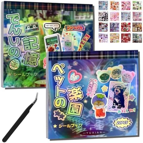 650Pcs Japanese Sticker Book for Journaling Adult, Cute Scrapbook Stickers by Tmtains