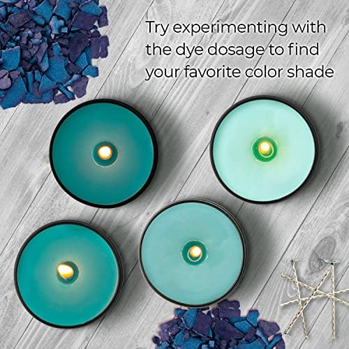 Aquamarine Candle Dye 2 oz for Soy Candle Making – Wax Color Chips - Image 6