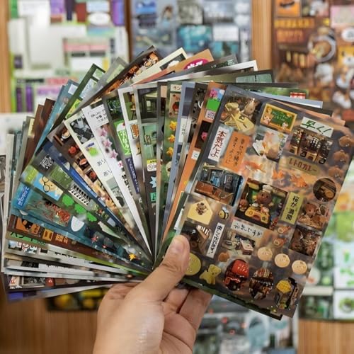 990Pcs+ Japanese Sticker Book for Scrapbook Junk Journal (Echo) - Image 5
