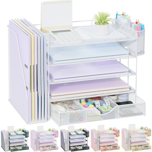 gianotter 5-Tier Desk Organizer with Drawers and File Holders by gianotter