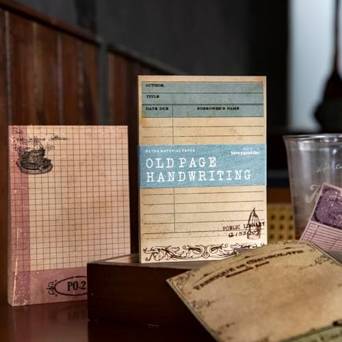 Alideco 180pcs Vintage Old Pages Collection Scrapbooking Paper for Adults Journaling Supplies, Decorative Paper for Junk Journals (jiuyeshouji) - Image 4