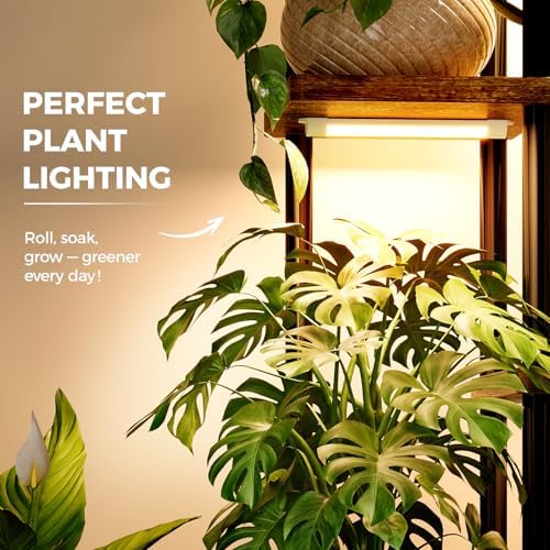 Bamworld Plant Stand with Grow Light for Indoor Plants Corner 7 Tier - Image 2