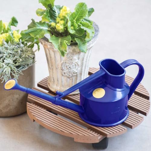 Haws Handy Indoor Plastic Watering Can, 1 US Pint, Dark Blue - Image 2