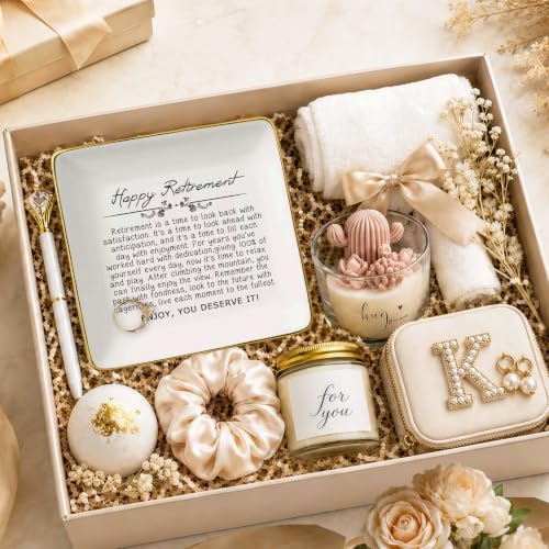 Happy Retirement Gifts for Women - Jewelry Holder Ring Dish Trinket Tray - Retirement Appreciation Gift for Mom Boss Co-workers,Teachers,Nurse,Friends,Wife,Sister - Retirement is a Time to Look Back - Image 3