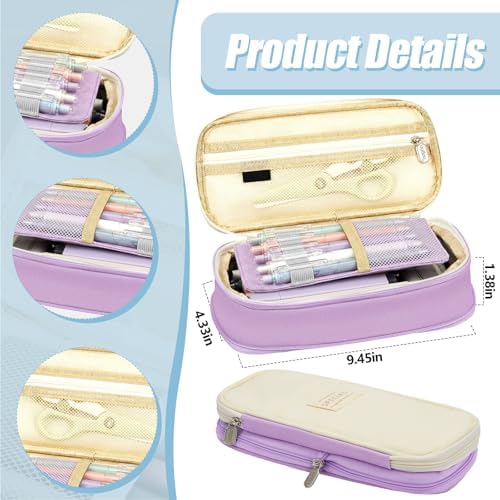 Jutom 39 Pcs Aesthetic Book Annotation Kit,Purple,Cute Style - Image 4
