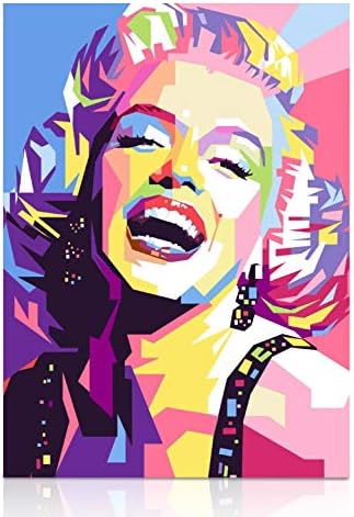 Celebrity Pop Art Diamond Movie Star Kit for Adults 5D Round Drill 12x16 by ModernMerch