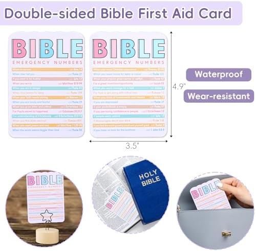 XKDOUS 40 Bible Study Kit, Journaling Supplies for Women with Case, Beige - Image 2