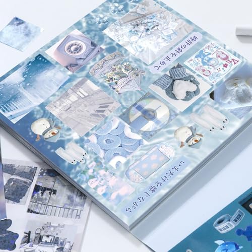 Memory-Themed Japanese Sticker Book: 700+ Die-Cut Glossy & Matte Stickers - 30 Sheets for Scrapbooking, Junk Journals, Planners-Prayer Board Supplies-Vision Board Supplies - Image 6
