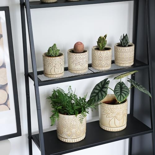 Gepege Ceramic Succulent Pots, 4 Inch Small Plant Pots with Drainage - Image 6