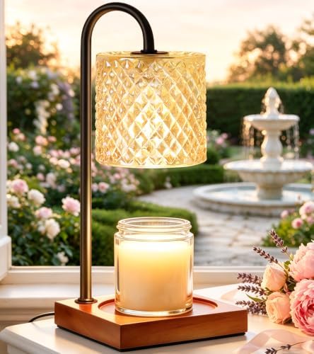 TigQiang Candle Warmer Lamp, Gifts for Women Mom House Warming, Amber Brown by TigQiang-PremiumLighting