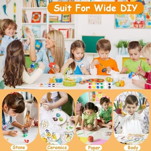 Mini Acrylic Paint Set, 30 Set Washable Paint Strips Kit - Image 5