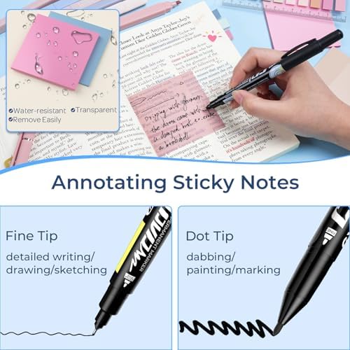 Nicpro 50PCS Cute Spiral Notebook Stationary Set For Women - Image 6