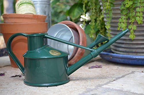 Haws Handy Plastic Watering Can, Mini Water Can for Indoor Plants, Succulents and Flowers, Green, 1 Pint - Image 5