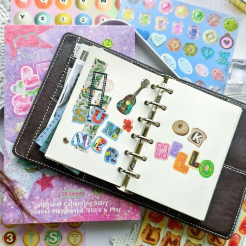 Magazine Letter Sticker Book,1960+ Alphabet Stickers for Scrapbooking - Image 6