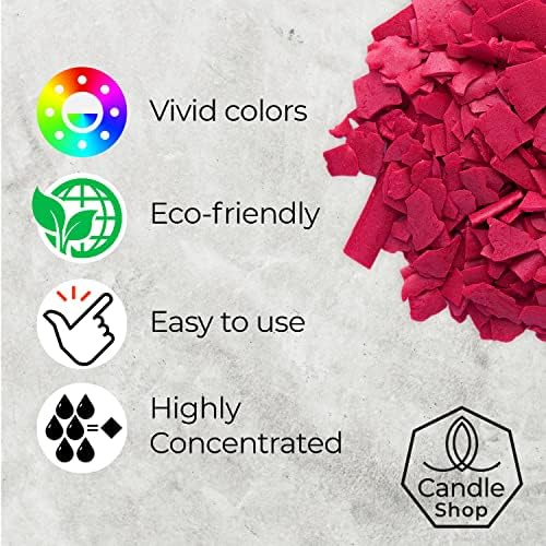 Pink Candle Dye 2 oz for Soy Candle Making – Wax Color Chips - Image 2