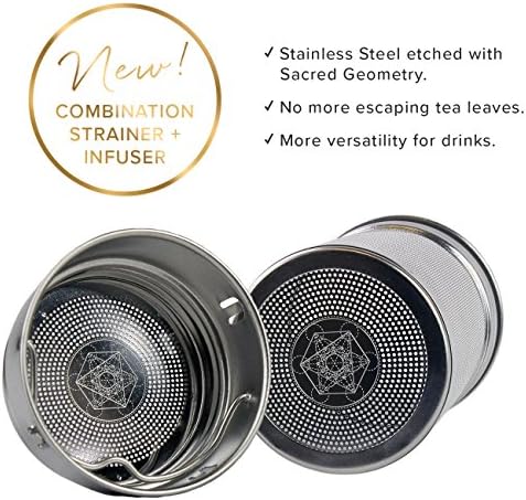 Sacred Lotus Love Double-Walled Glass Tea Infuser Bottle 14oz Portable Travel Mug with Strainer and Sleeve for Loose Leaf Tea, Coffee, Smoothies - Insulated Tumbler with Lid for Hot and Iced Beverages - Image 5