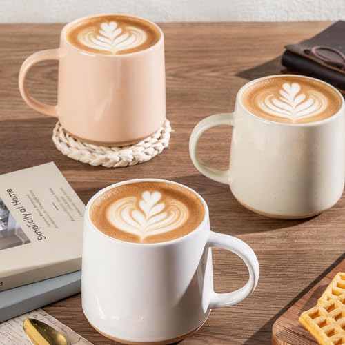 GBhome Ceramic Coffee Mugs Set of 4, 16oz Handmade Coffee Mugs - Image 5