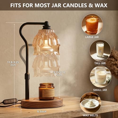 Candle Warmer Lamp with Timer and Wireless Remote Control - Image 5