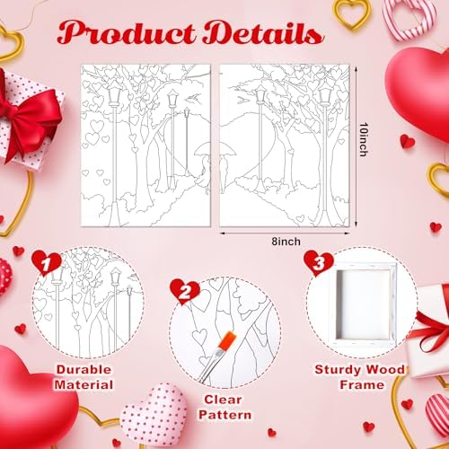 Zhanmai 2 Pack Sip and Paint Kit for Couples Date Night - Image 2