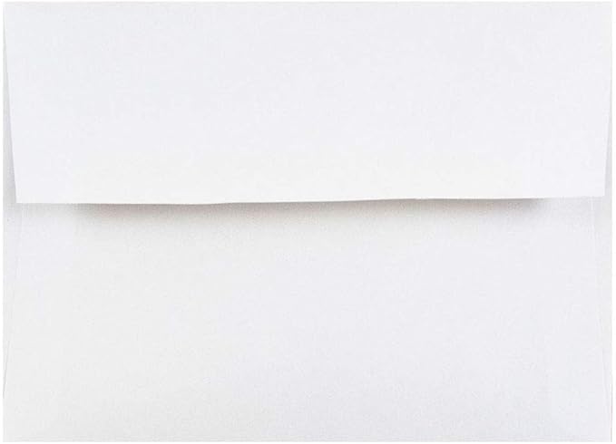 JAM PAPER 4Bar A1 Invitation Envelopes - 3 5/8 x 5 1/8 - White - 50/Pack